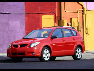 Pontiac Vibe GT 2003 Poster with Hanger