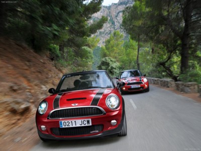 Mini John Cooper Works Convertible 2010 Poster with Hanger