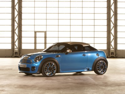 Mini Coupe Concept 2009 metal framed poster
