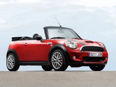 Mini John Cooper Works Convertible 2010 Poster with Hanger