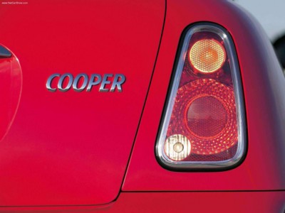 Mini Cooper 2004 metal framed poster
