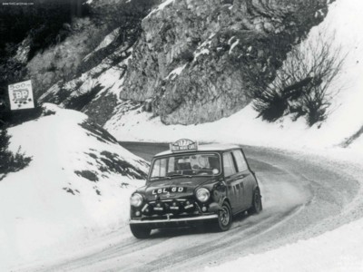 Mini Cooper S 1968 canvas poster