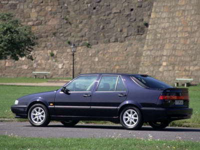 Saab 9000 1997 Poster with Hanger
