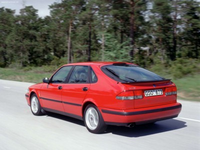 Saab 9-3 1999 Poster with Hanger