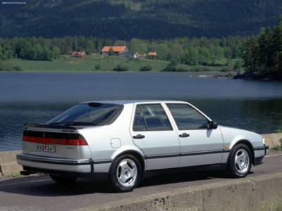 Saab 9000 1998 tote bag