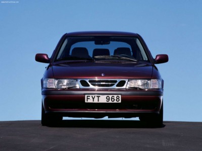 Saab 9-3 2000 Poster with Hanger