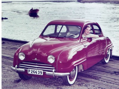 Saab 92 1950 poster