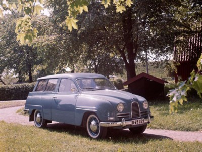 Saab 95 1960 poster