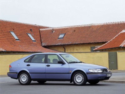Saab 900 1997 Poster with Hanger