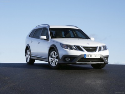 Saab 9-3X 2010 Poster with Hanger