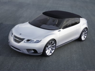 Saab 9-X Air BioHybrid Concept 2008 Poster with Hanger
