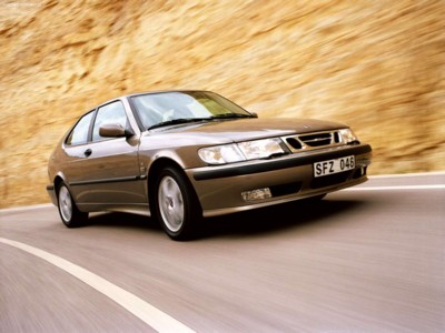 Saab 9-3 Coupe 2002 poster