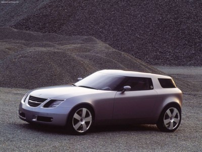 Saab 9X Concept Car 2001 Mouse Pad 621964