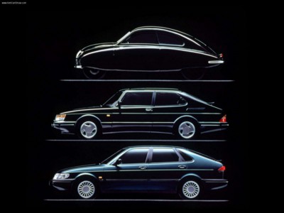Saab 900 1994 stickers 622118