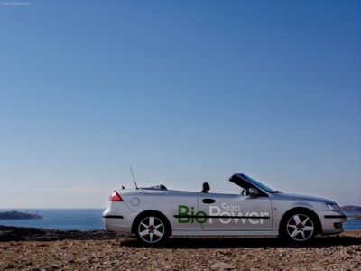 Saab 9-3 Convertible BioPower 2006 Poster with Hanger