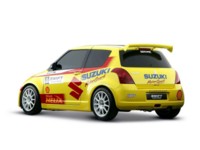 Suzuki Swift Rally Car 2005 Longsleeve T-shirt #622753