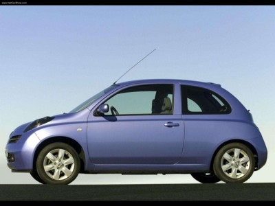 Nissan Micra 2002 Poster with Hanger