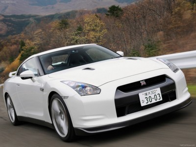 Nissan GT-R 2008 canvas poster