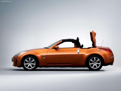Nissan Fairlady Z Roadster 2004 canvas poster