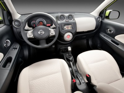 Nissan Micra 2011 canvas poster
