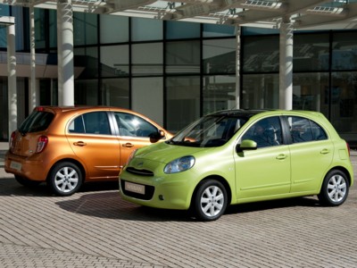 Nissan Micra 2011 canvas poster