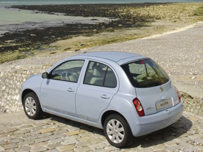Nissan Micra 2005 canvas poster