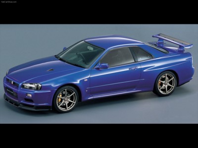 Nissan Skyline GT-R V-spec II 2000 poster