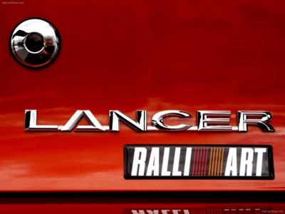 Mitsubishi Lancer Sportback Ralliart 2009 metal framed poster