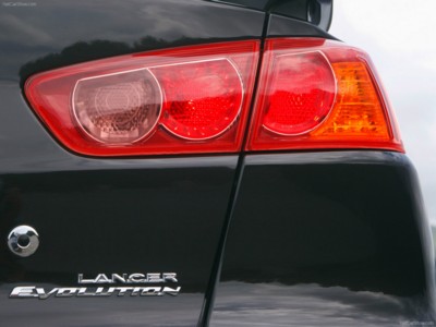 Mitsubishi Lancer Evolution X 2008 stickers 629006