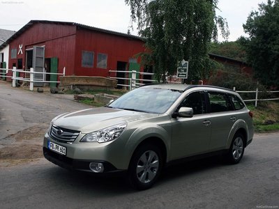 Subaru Outback 2011 Poster with Hanger