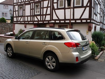 Subaru Outback 2011 Poster with Hanger