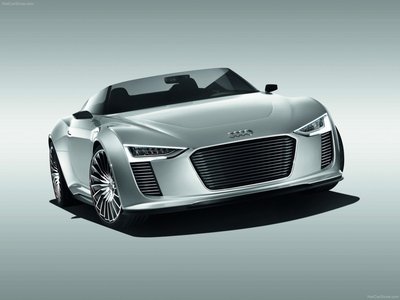 Audi e-tron Spyder Concept 2010 Poster with Hanger