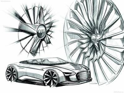 Audi e-tron Spyder Concept 2010 poster
