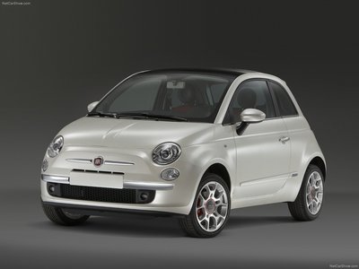 Fiat 500 Sport 2011 Poster with Hanger