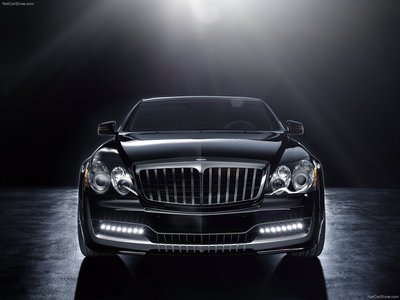 Maybach Xenatec Coupe 2010 wooden framed poster