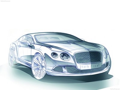 Bentley Continental GT 2012 mouse pad