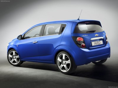 Chevrolet Aveo 2011 Poster with Hanger