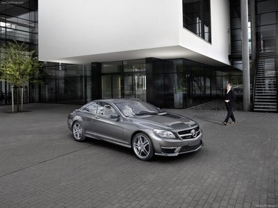 Mercedes-Benz CL63 AMG 2011 Poster with Hanger
