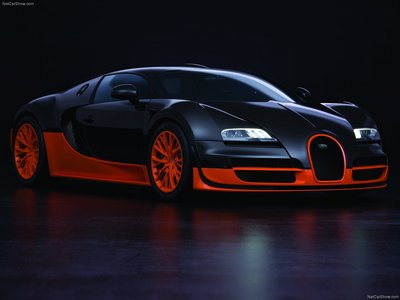 Bugatti Veyron Super Sport 2011 Poster with Hanger