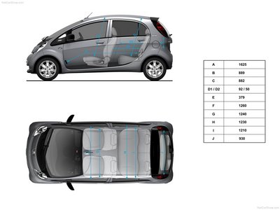 Peugeot iOn 2011 stickers 683263