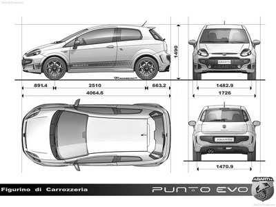 Fiat Punto Evo Abarth 2011 magic mug #NC230216