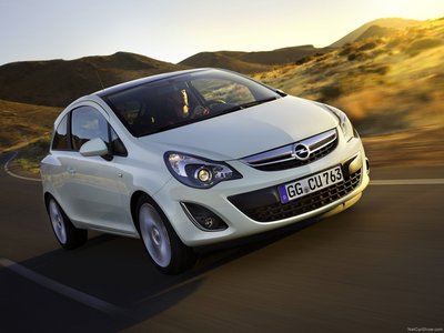 Opel Corsa 2011 poster