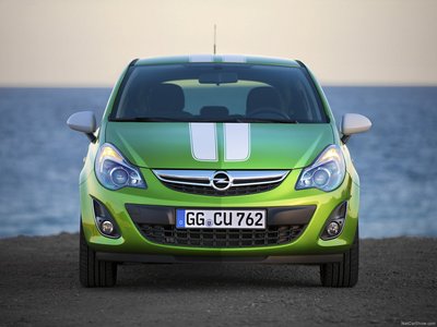 Opel Corsa 2011 Poster with Hanger