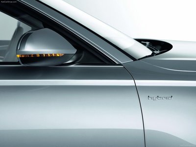 Audi A6 Hybrid 2012 metal framed poster