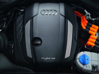 Audi A6 Hybrid 2012 metal framed poster