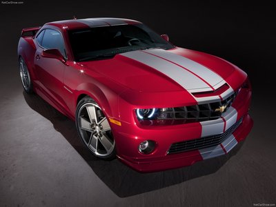 Chevrolet Camaro Red Flash Concept 2010 Poster with Hanger