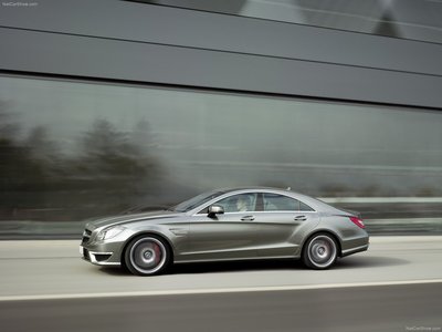 Mercedes-Benz CLS63 AMG 2012 Poster with Hanger
