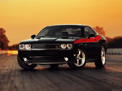 Dodge Challenger RT 2011 Poster with Hanger