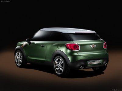 Mini Paceman Concept 2011 metal framed poster
