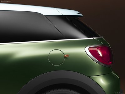 Mini Paceman Concept 2011 wooden framed poster
